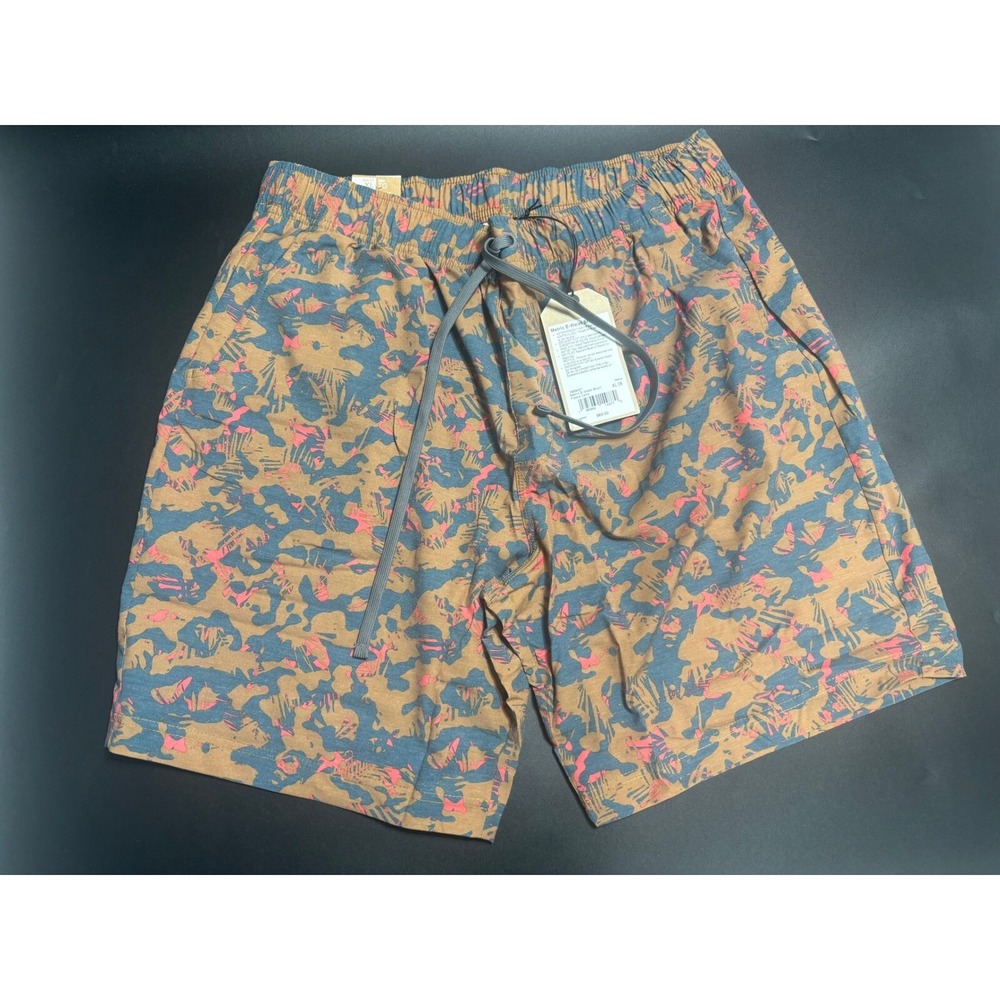 prAna Metric E-Waist Shorts Water Friendly Stretch Camo Print XL MSRP $69